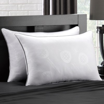 Ella Jayne Gray Hypoallergenic Down Alternative Queen Bed Pillows, Set of 2