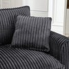 Spassway Corduroy Lounge Chair, 33"H x 46.5"W, Perfect for Living Rooms, Bedrooms Reading Books, Gray/Beige/Blue/Brown/Pink Available - 3 of 4