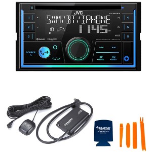 JVC KW-R940BTS 2-Din CD Receiver compatible with SXV300 SiriusXM Tuner, Bluetooth, and Amazon Alexa - 1 of 4