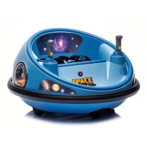 12V Kids Electric Bumper Car with Parent Remote Control, 360° Spinning & Music, 2 Speed Modes, Safety Belt - Ride On Toys for Toddlers 2-3 Years - 1 of 1