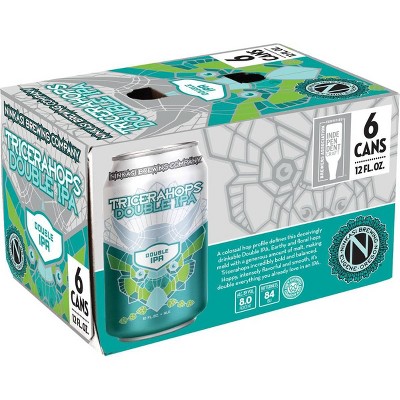 Ninkasi Tricerahops Double IPA Beer - 6pk/12 fl oz Cans