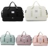 Travel bag, combined with large capacity space and bottom zipper compartment, adjustable shoulder strap or handheld, essential for travel - 4 of 4