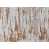 HomeRoots 3' X 5' Gray and Brown Abstract Printed Washable Non Skid Area Rug - 4 of 4
