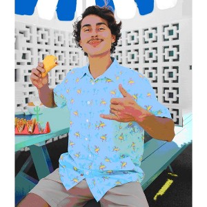 Tipsy Elves Men's Hawaiian Shirts - Funny Casual Beach Summer Shirts for Men - 1 of 4