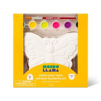 Paint-Your-Own Ceramic Butterfly Craft Kit - Mondo Llama™