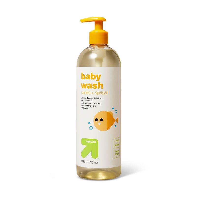 Baby Wash with Vanilla &#38; Apricot - 24 fl oz - up &#38; up&#8482;, 1 of 8