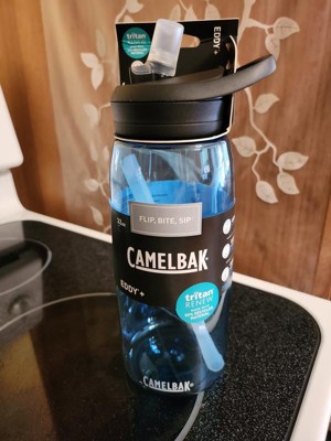 CamelBak eddy+ BPA Free Water Bottle, 32 Oz, True Blue, 1L 