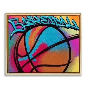 Stupell Industries Urban Sports Basketball, 21" x 17" - 1 of 4