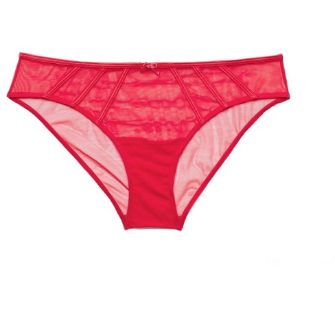 Adore Me Women's Bianca Bikini Panty L / Lollipop Red. : Target