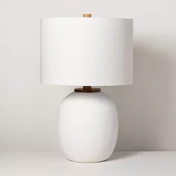 Resin Table Lamp (Includes LED Light Bulb) White - Hearth & Hand™ with Magnolia