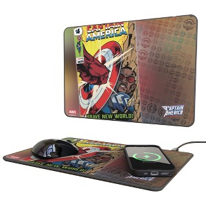 Marvel Avengers Classic Cover 15-Watt Wireless Charger and Mouse Pad - 1 of 3