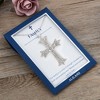 Anna-Kaci Silver Tone Crystal Rhinestone Cross Patonce Fashion Necklace with Message Card Envelope Jewelry Gift - 3 of 4