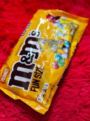 M&M's Peanut Milk Chocolate Candy, Party Size - 38 oz Bag 