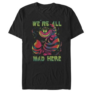 Men's Alice in Wonderland Rainbow Cheshire T-Shirt - 1 of 4