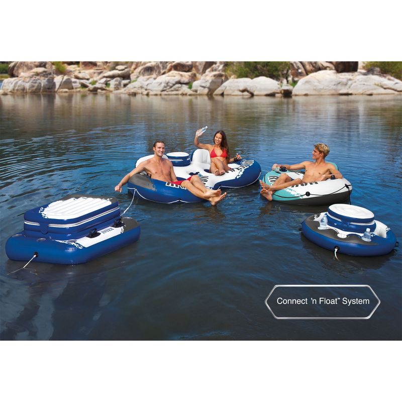 Intex River Run Single Inflatable Lake Floating Water Tube Lounger, Color Varies, 6 of 8