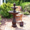 Sunnydaze 46" H Outdoor 2-Tier Pineapple Solar Water Fountain with Battery Backup - 4 of 4