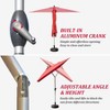 NicBex Patio Umbrella Waterproof, UV-Proof Beach Umbrella with Crank Lift and Tilt, Sun Shades, Outdoor Umbrellas for Patio, Pool - 3 of 4