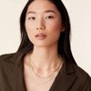 Dainty Layering Necklaces for Women Snake Chain, Curb Link, Paperclip Layered Chains Trendy Layering Necklace - 2 of 3