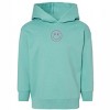 The Juniper Shop Embroidered Smiley Face Outline Toddler Hoodie - 3 of 4
