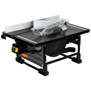 8-inch Table Saw for Jobsite, 6.7-Amp Copper Motor, Cutting Speed up to 3576RPM, 24T Blade, Compact Portable Table Saw Kit, Grey - 1 of 4