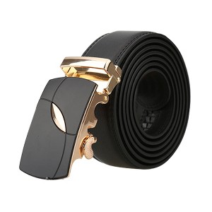 INSPIRE CHIC Men's Automatic Alloy Buckle Holeless Belt - 1 of 4