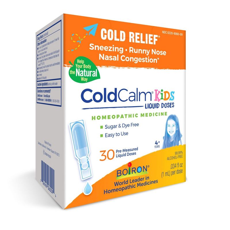 Boiron ColdCalm Kids Homeopathic Medicine For Cold Relief  -  30 Doses Liquid, 4 of 5