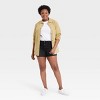 Women's High-Rise Midi Jean Shorts - Universal Thread™ - image 3 of 3