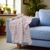 Unique Bargains Blanket Solid Color Bubble Fleece Polyester 28"x39" - 4 of 4