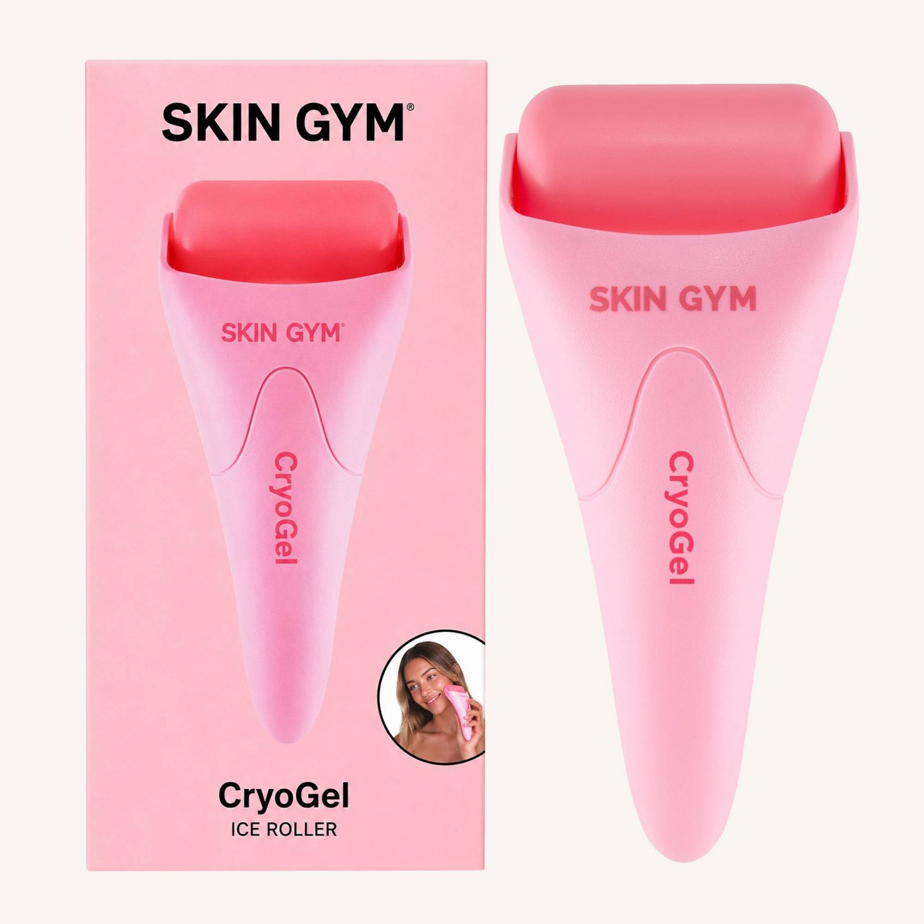Skin Gym CryoGel Ice Facial Roller for Cooling & Depuffing - Beauty Studio