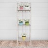 Nature Spring 3-Tier Folding Wrought Iron Plant Stand Vertical Shelf Indoor/Outdoor Home and Garden Display - 4 of 4