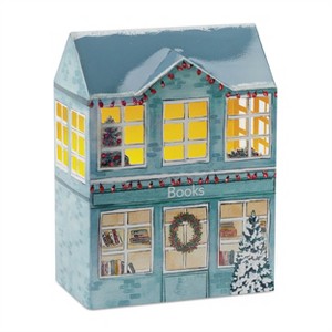 Iron Village Bookstore with LED Accent 12"H - 1 of 1