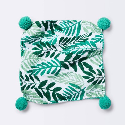 Image of Security Blanket - Cloud Island™ Green/White