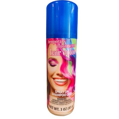 3oz Temporary Neon Hair Color Spray Party Favor Blue