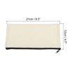 Unique Bargains Canvas Makeup Pencil Organizing Blank DIY Zip Pouches 4 Pcs - 2 of 3