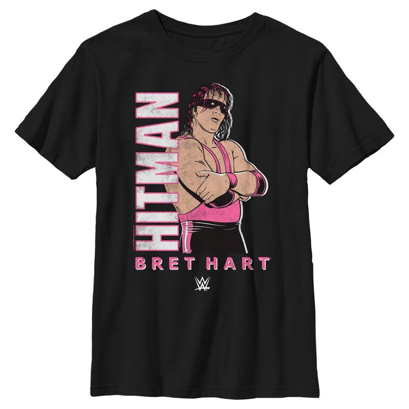 Boy's WWE Hitman Bret Hart T-Shirt, 1 of 6