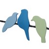 Metal Bird Indoor Outdoor Wall Decor Multi Colored - Olivia & May: Coastal Style Iron Artwork - 4 of 4