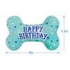 Prime Pets Dog Birthday Toys, Plush Dog Squeaky Toys, Stuffed Puppy Chew Toy for Small Medium Large Dogs, Bone Pet Toy - 2 of 4