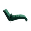 Leisure Concubine Sofa with Solid Acrylic Legs for Living Room or Bedroom - 4 of 4