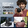 NBD 48MP Digital Camera for Photography, 4K Autofocus, WiFi & App Control,16X Zoom, Anti-Shake, 2 Batteries, 32GB Card - 4 of 4