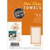 Aunt Martha's Stitch 'Em Up Retro Stripe Towels 18"X28" 3/Pk-Orange Stripe - image 3 of 3