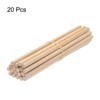 Unique Bargains Arts Garden Christmas Decoration Round Natural Wood Sticks 20 Pcs - 3 of 4
