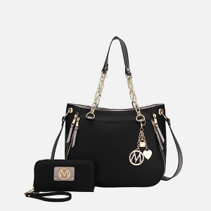 MKF Collection Lina Vegan Leather Shoulder Bag and Wallet by Mia K - 1 of 4