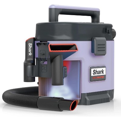 Shark MessMaster 1 Gallon Portable Wet/Dry Vacuum for Pets, Cars- Ash Purple Refurbished