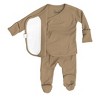 Bonsie Skin to Skin Babywear - Footie - Mocha - 2 of 4