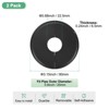Unique Bargains Wall Split Flange Self-Adhesive Plumbing Cover Plates ABS Faucet Escutcheons 2 Pcs - 3 of 4