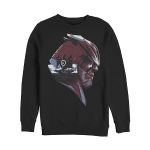 Men's Marvel Avengers: Endgame Thanos Silhouette Sweatshirt - 1 of 3