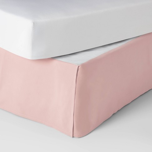 Twin Simple Pleat Kids Bedskirt Pink Pillowfort Target