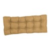 Blazing Needles, 51-inch by 19-inch Tufted Solid Outdoor Spun Polyester Loveseat Cushion - 3 of 3