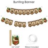 Big Dot of Happiness Forest Hedgehogs - Woodland Birthday Party or Baby Shower Supplies - Banner Decoration Kit - Fundle Bundle - 3 of 4