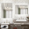 Emma LED Bathroom Mirror Rectangular Dimmable Waterproof Smart Touch Button Makeup Mirror with Lights Vertical & Horizontal-The Pop Home - 2 of 4